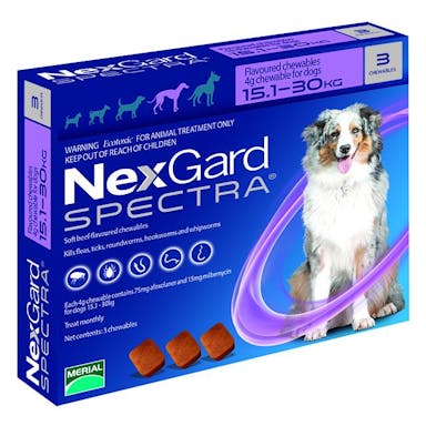 Nexgard Spectra for Dogs : Buy Nexgard Spectra Chewable Tablets